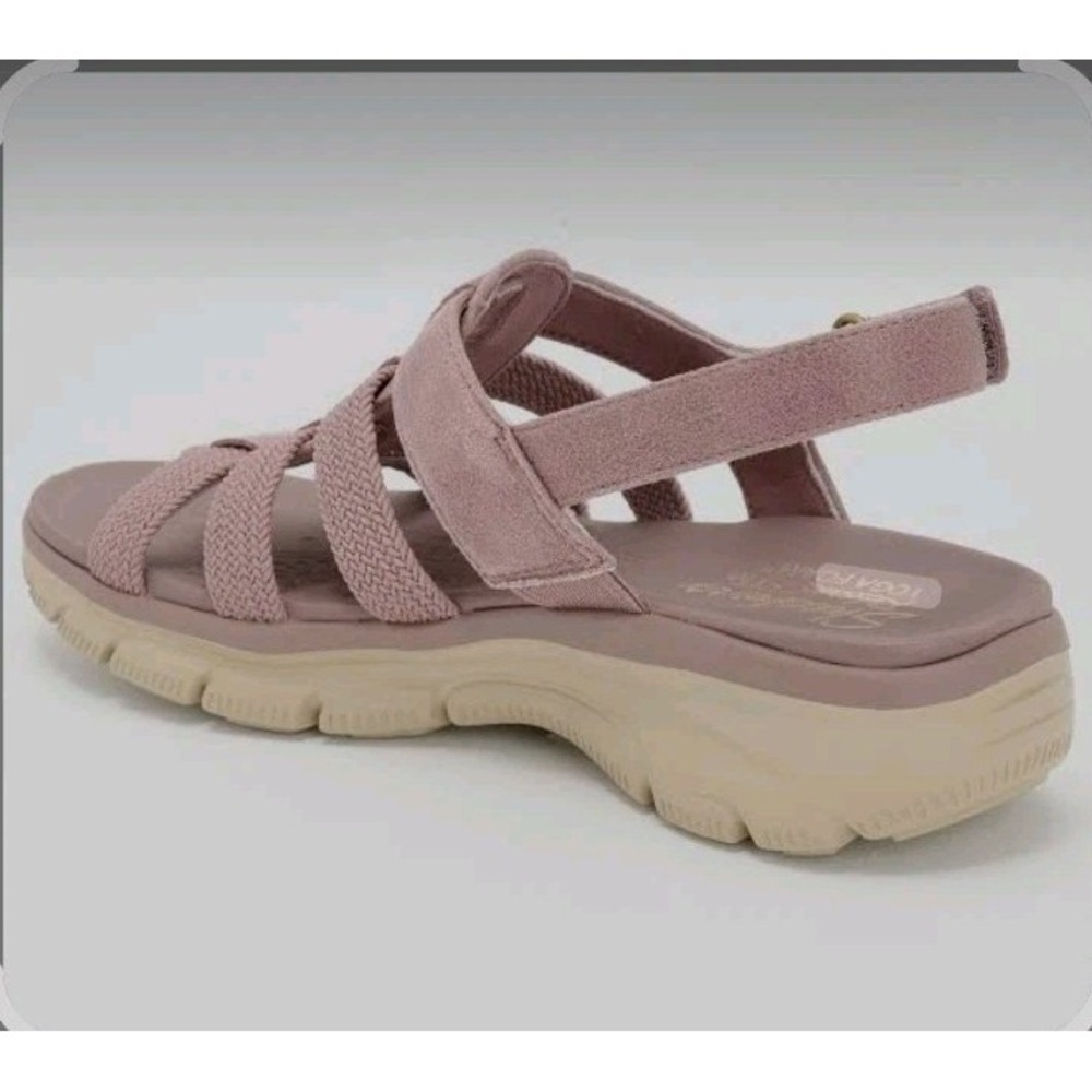 Skechers Women's Slip-ins GO Walk Flex Fisherman Sandals Sadie Mauve SZ 8.5 New